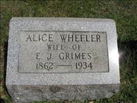 Grimes, Alice (Wheeler)